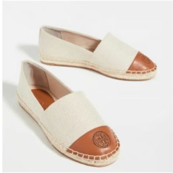 Tory Burch Shoes - NWOB Tory Burch Colorblock Espadrille Flat in Canvas/ Nappa Leather Sz 5.5